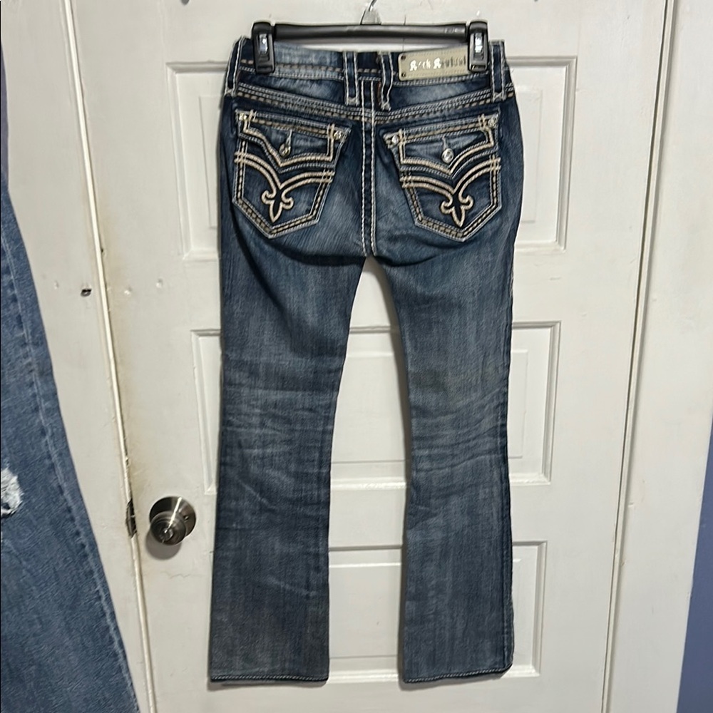 Rock Revival Blue Denim Jeans - Picture 4 of 12